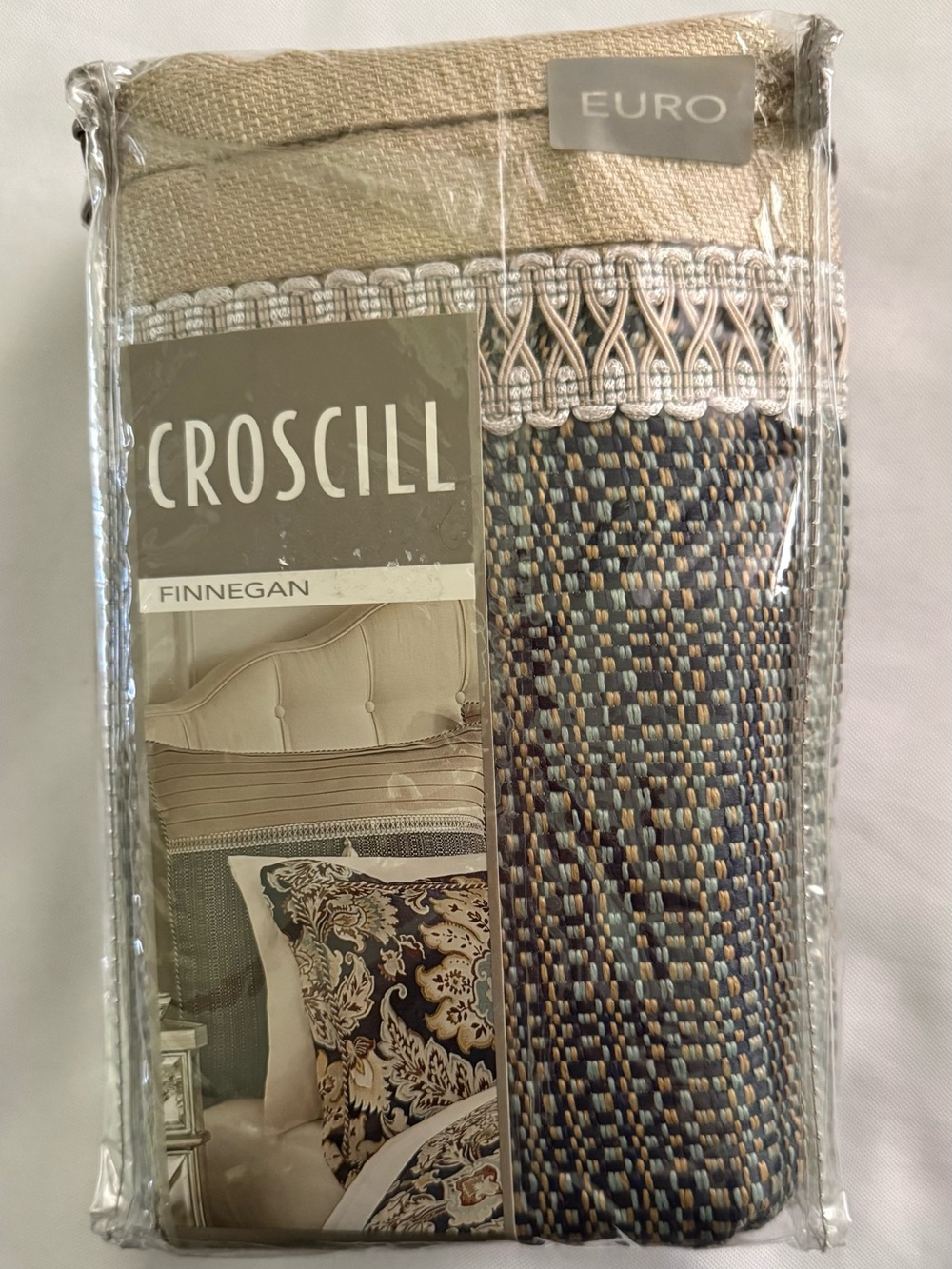Croscill Finnegan Euro European Sham 26x26 NEW